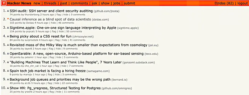 What happens when your post is top2 on HackerNews